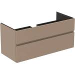 Ideal Standard Finesse - Шкафче за умивалник, 120x51x55 см, 2 чекмеджета, Matt Greige E3394UP (E3394UP)