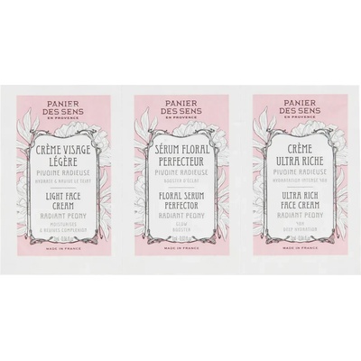 Panier des Sens Radiant Peony Skin Sample Trio