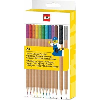 LEGO® Pastelky 12ks s LEGO klipem