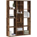 vidaXL Разделител за стая/библиотека, старо дърво, 100x24x140 см, ПДЧ (855842)