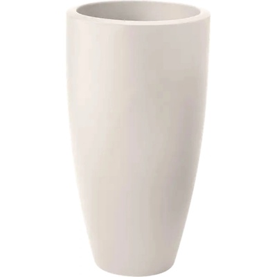 elho Kvetináč june round high, linen white - V 70 cm