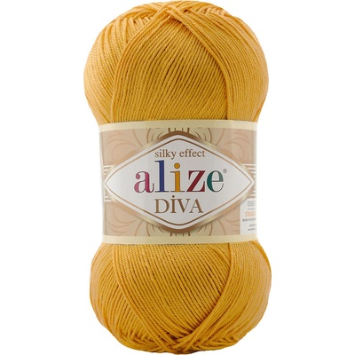 Alize příze Diva 488 sytě žlutá