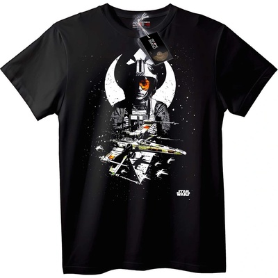 NOONEBRAND Тениска Star Wars X-Wing Пилот - 5XL, White
