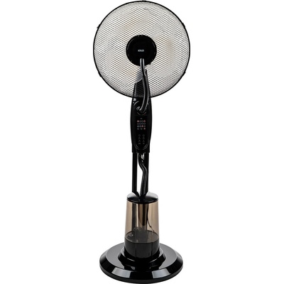 Muhler Вентилатор с водна мъгла 16'' Muhler MF-1609RC, Мощност 75W, LED дисплей, 3 степени, 3 режима, Резервоар 3.2 л, Осцилация, Таймер, Дистанционно, Черен (KT-1005304)