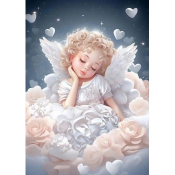 Norimpex - Puzzle Diamant painting: Angel 30x40cm - 1 - 39 piese