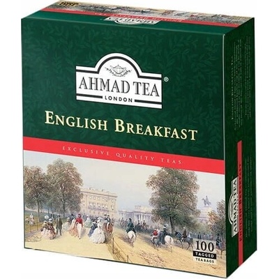 Ahmad Tea čierny čaj v nálevových vreckách English Breakfast 100 x 2 g
