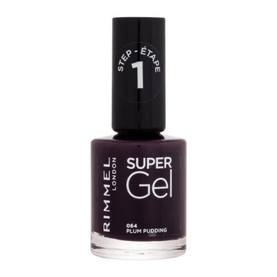 Rimmel Super Gel STEP1 гел лак за нокти 12 ml нюанс 064 Plum Pudding