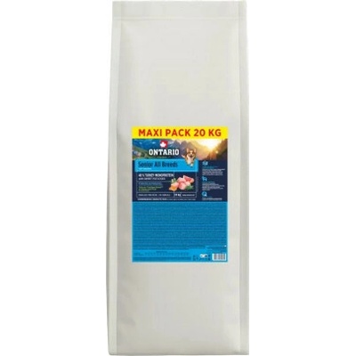 Ontario Senior All B. Monoprotein Turkey&Sweet Potato 20 kg