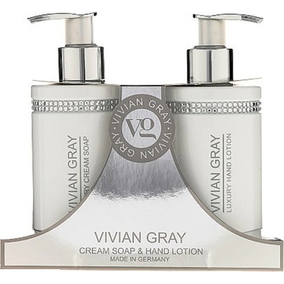 Vivian gray white crystals krémové mýdlo 250 ml + mléko na ruce 250 ml dárková sada