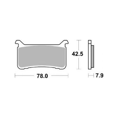 Brzdové destičky Brembo přední HONDA CMX 1100 Rebel rok 21-24 – Zboží Mobilmania