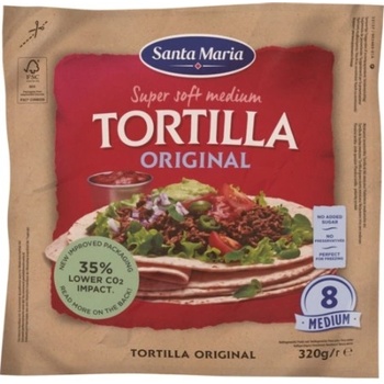 Santa Maria Soft pšeničná tortilla střední 320 g