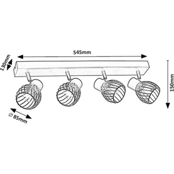 Image 1 of Rábalux ABERAMA 73004