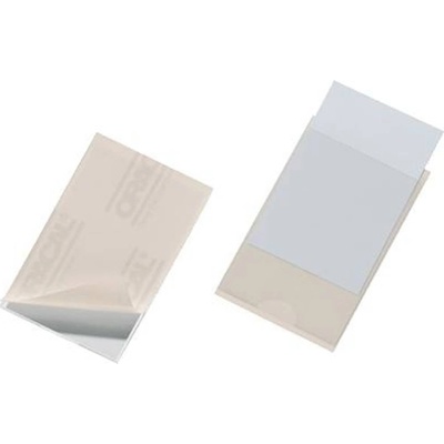 Durable samolepiace vrecko POCKETFIX 57x90mm - 8379 Použitie pre formát papiera: 90 x 58 mm (š x v) 90 mm x 57 mm priehľadná 100 ks 837919; 837919