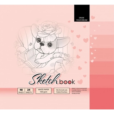 Бележник Bourgeois 200х200 24л. Бели Тв. К. 1404 (1120658-07-218342-21404)