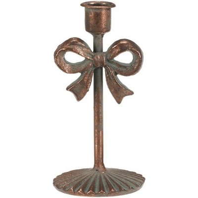 Kovový svícen 16 cm měděný FUP566-S