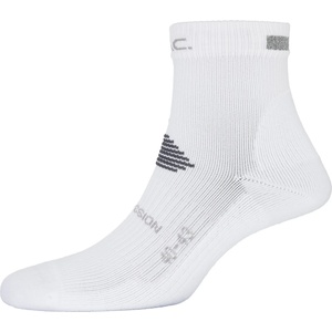P. A. C P. A. C. Мъжки чорапи за бягане P. A. C. 6.2 Running Reflective Pro Mid Compression Running socks - White / White - размер 44-47 (EU) (201-8959-0212)