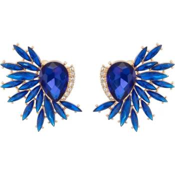 HARAHU Обеци fl-33412 - Сини kp33412 (fl-33412)