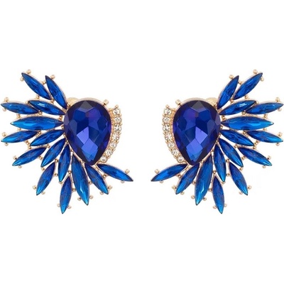 HARAHU Обеци fl-33412 - Сини kp33412 (fl-33412)