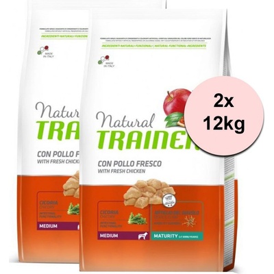 Trainer Natural Medium Maturity Fresh Chicken 2 x 12 kg