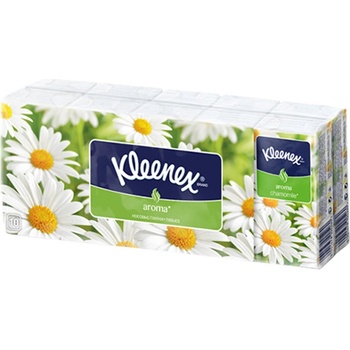 Kleenex Носни кърпички Kleenex - Aroma, лайка, 10 броя (5901478905277)