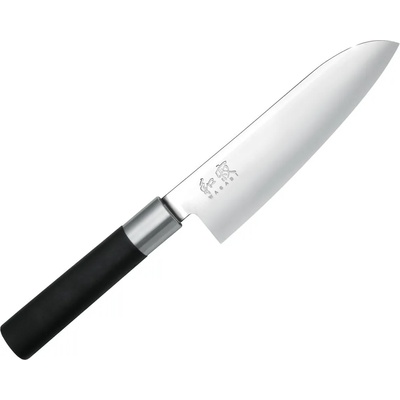 Kai 6716S Кухненски нож за дясна и лява ръка SANTOKU Wasabi Black 16, 5 см