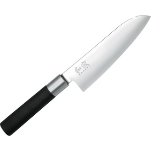 Kai 6716S Нож Santoku за дясна и лява ръка Wasabi Black 16.5 см