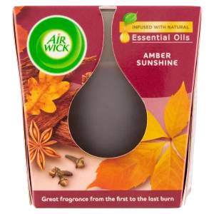 Air Wick Свещ AirWick 105 г Кехлибарено слънце