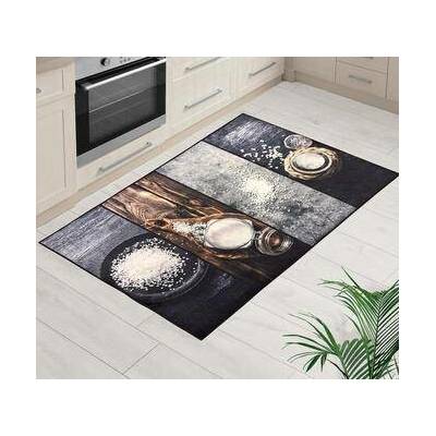 Koberec - běhoun 3D tisk - šíře 80 cm , délka 120 cm - mořská sůl