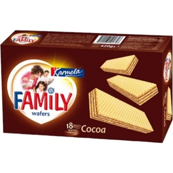 Image 1 of FAMILIA ВАФЛИ ФАМИЛИЯ 420 ГР. КАКАО