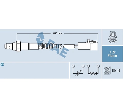 Lambda sonda FAE 77253