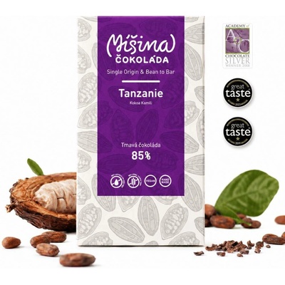 Míšina Tmavá 85% Tanzanie 50 g