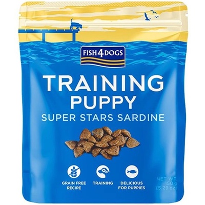 Fish4Dogs Тренировъчни Пупи Супер Звезди Сардина 150 г