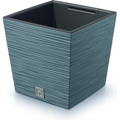 Prosperplast Kvetináč FURU SQUARE LOW 30 cm modrý