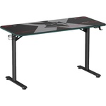 Serioux Геймърско бюро Serioux Aether RGB, 120/60/75 см - Черно (SRXGT-AETHER)
