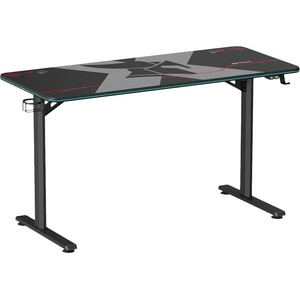 Serioux Геймърско бюро Serioux Aether RGB, 120/60/75 см - Черно (SRXGT-AETHER)