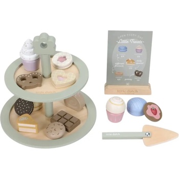 Little Dutch Дървен комплект Little Dutch - Поставка за сладки (LD2503)