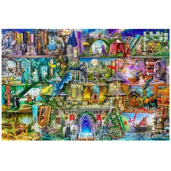 Image 1 of Дървен пъзел Wooden City, 2000 части - Имало едно време (AL 2000-0146-XXL)