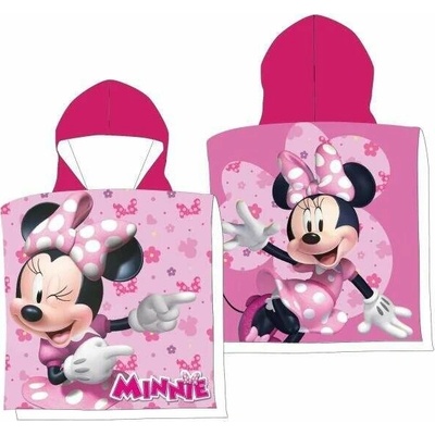 Faro pončo Minnie mašličky micro Polyester 50 x 100 cm