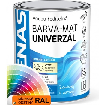 Denas Barva Mat-Univerzal 0,7 kg bílá