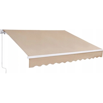 SucceBuy Balkonová markýza 4x2,4 x 2,4 - 3,7 m