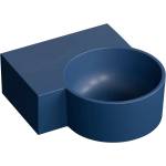 Omnires Lavoar suspendat Omnires Ovo M+ finisaj albastru inchis mat 33.5 cm stanga (OVO335UWLMB)