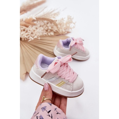Boto športové topánky detské sneakers na suchý zips viacfarebné celyna biela