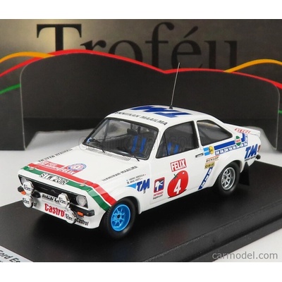 Trofeu Ford england Escort Mkii night Version N 4 Rally 1000 Lakes 1978 H.mikkola A.hertz Bílá 1:43