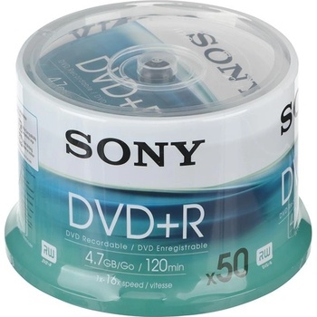 Sony DVD+R 4,7GB 16x, 50ks