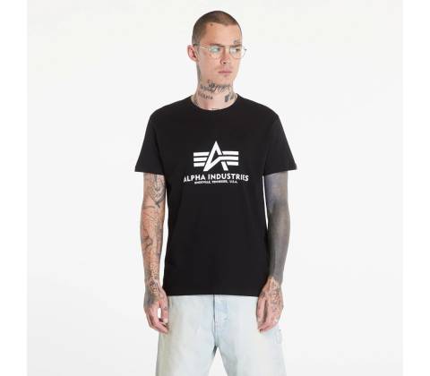 Alpha Industries Basic Big Logo černé