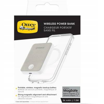 OtterBox Безжична магнитна Power Bank 5000mAh бяла (78-81463)