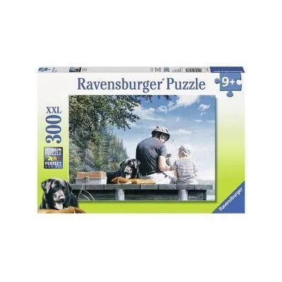 Ravensburger Пъзел 300 части - На риболов с дядо - Ravensburger, 700946