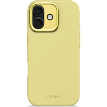 Decoded antimicrobial silicone backcover for iphone 17 - yuma yellow (k-d25ipo17bcs9yw)