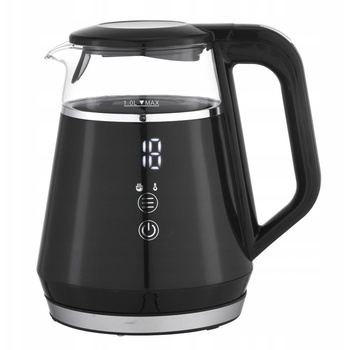 Image 1 of ExtraLink KAMI-CZ-010-30 стъклен чайник 1 L 1100 W черен (KAMI-CZ-010-30)