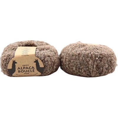 Drops Alpaca Bouclé 0602 hnědá